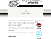 Tablet Screenshot of infinity-fire.com